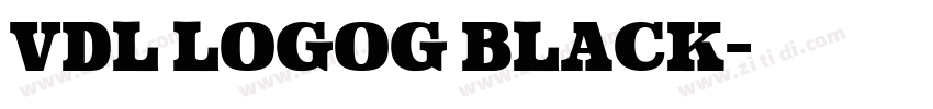 VDL LogoG Black字体转换 VDL LogoG Black字体转换